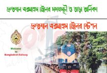 Drutojan Express Train Schedule With Ticket Price Drutojan Express Train Schedule With Ticket Price